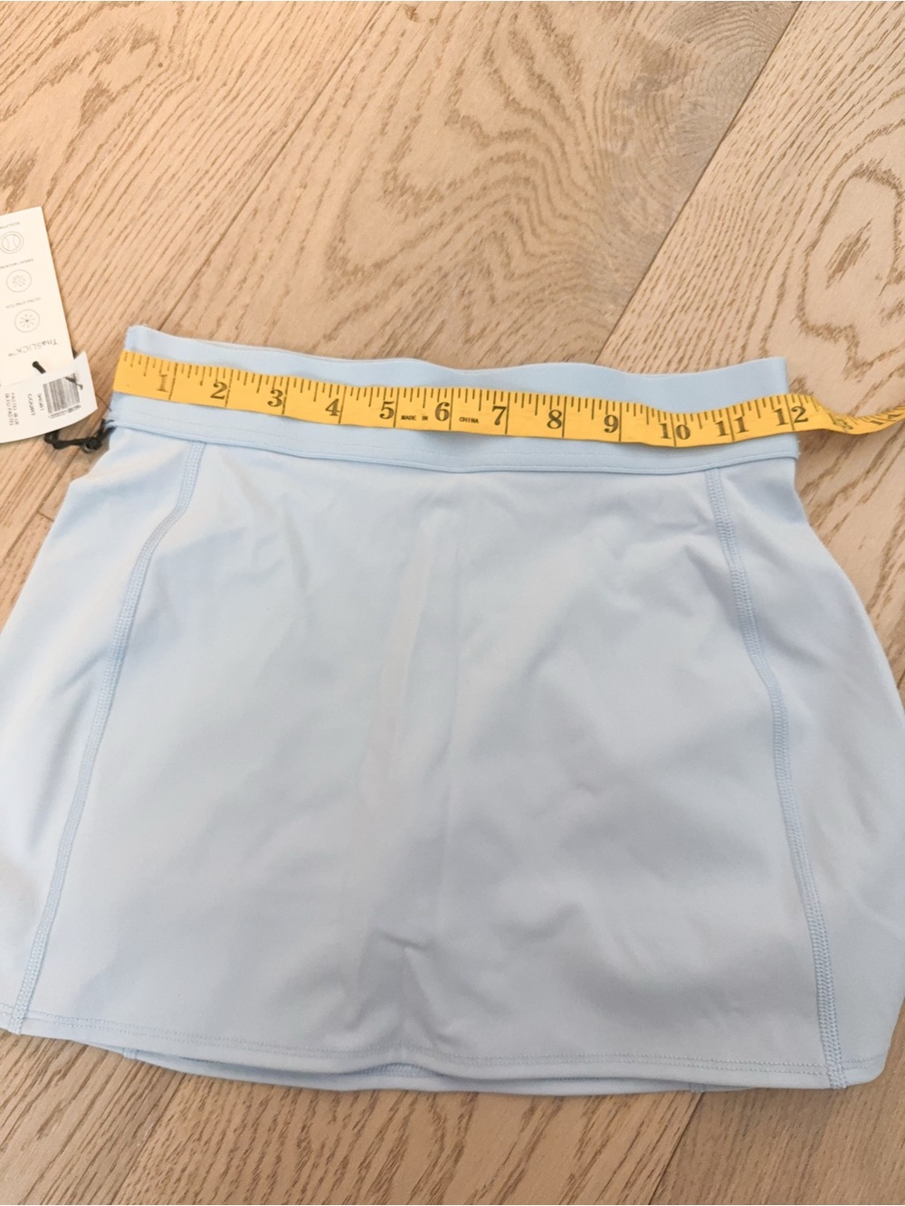NWT 94581 Aritzia TNA court pastel blue Skirt skort XS - Picture 4 of 5